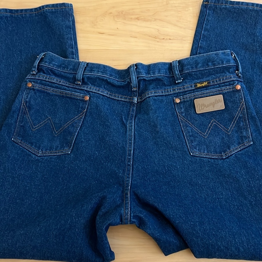 Wrangler Dark Blue‎ Denim Jeans 40x32 - Picture 5 of 5